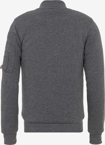 CIPO & BAXX Collegejacke 'Bevy' in Grau