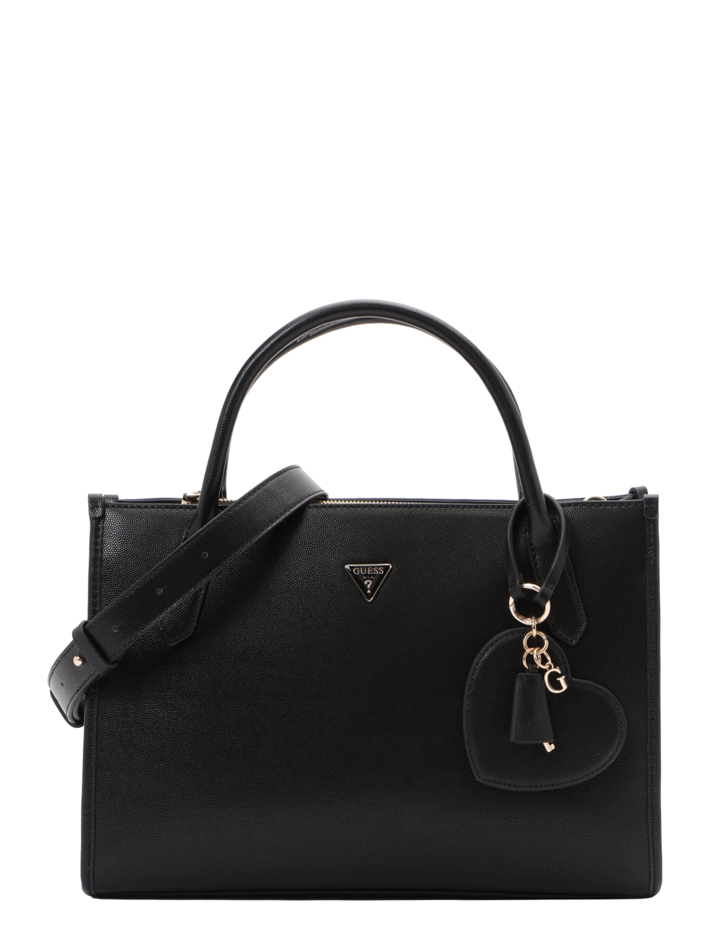GUESS Дамска чанта 'Isobel' в черно: отпред