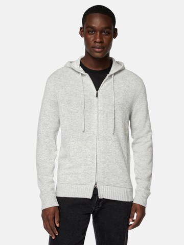 Vestes en maille Boggi Milano en gris : devant