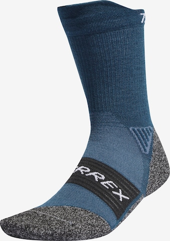 Chaussettes de sport ADIDAS TERREX en bleu : devant