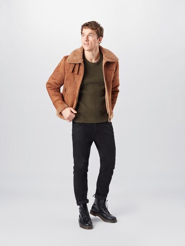 JACK & JONES Trui 'Fuel' in Groen