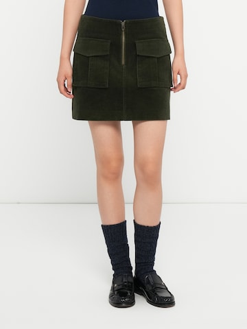 TOMMY HILFIGER Spódnica w kolorze zielony: przód