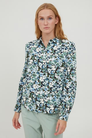 b.young Blouse in Groen: voorkant