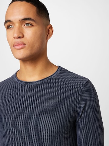 JACK & JONES Sveter 'Sylvest' - Modrá