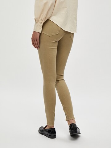DESIRES Skinny Jeans 'Lola' in Bruin