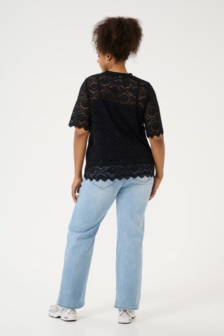 KAFFE CURVE Blouse in Black