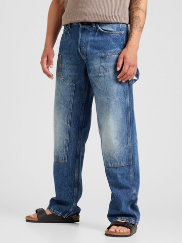 Largi Jeans 'Sphere' de la WEEKDAY pe albastru: față