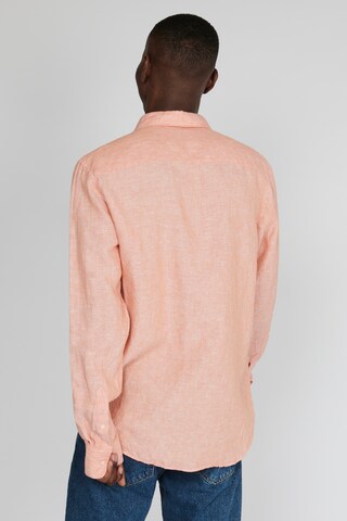 Matinique Regular fit Button Up Shirt 'Marc' in Orange