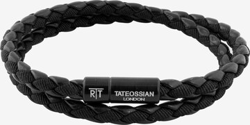 Tateossian London Bracelet 'Chelsea' in Black: front