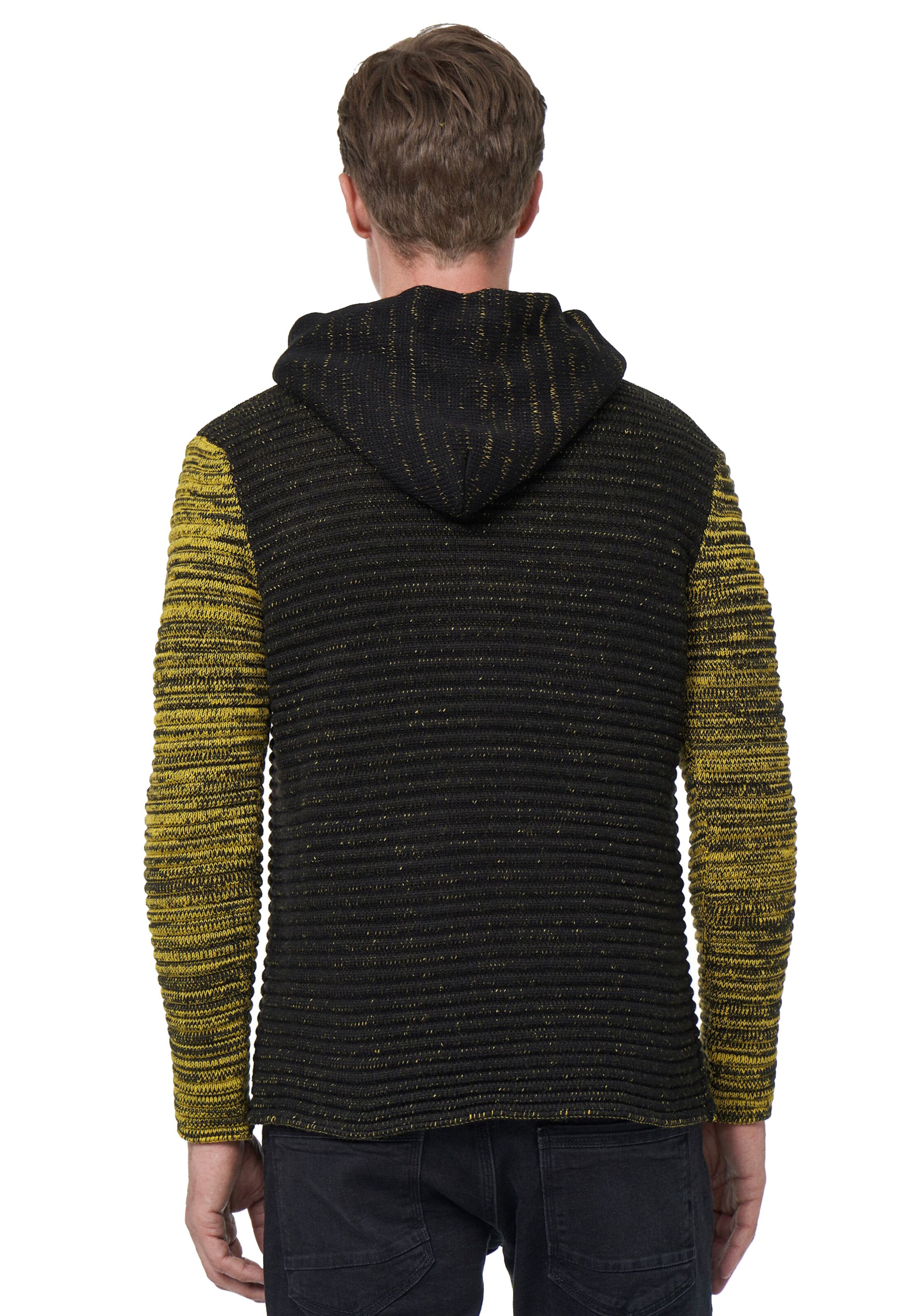 Rusty Neal Strickjacke in Schwarz