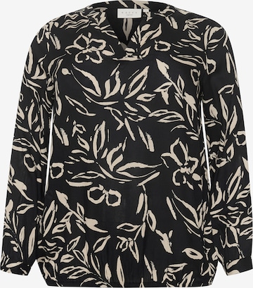 Camicia da donna 'KC Diana' di KAFFE CURVE in nero: frontale