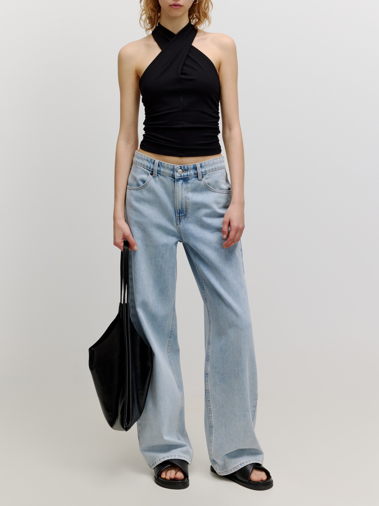 EDITED Producten Top 'Kalea' Zwart