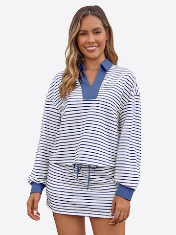 Tailleur di Imily Bela in blu: frontale