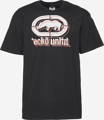 T-Shirt 'Double' Ecko Unlimited en noir : devant