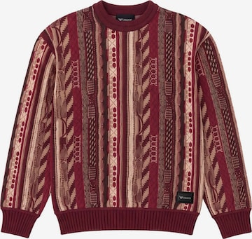Pull-over Colucci en rouge : devant