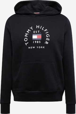 TOMMY HILFIGER Sweatshirt in Black: front