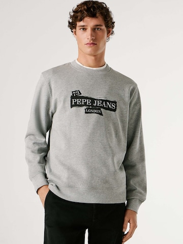 Sweat-shirt 'GUS' Pepe Jeans en gris : devant
