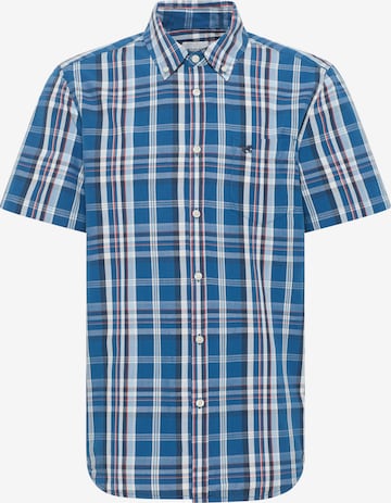 MUSTANG Regular fit Button Up Shirt in Blue: front