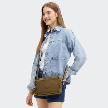 Sac à bandoulière 'Abanu M' KIPLING en jaune