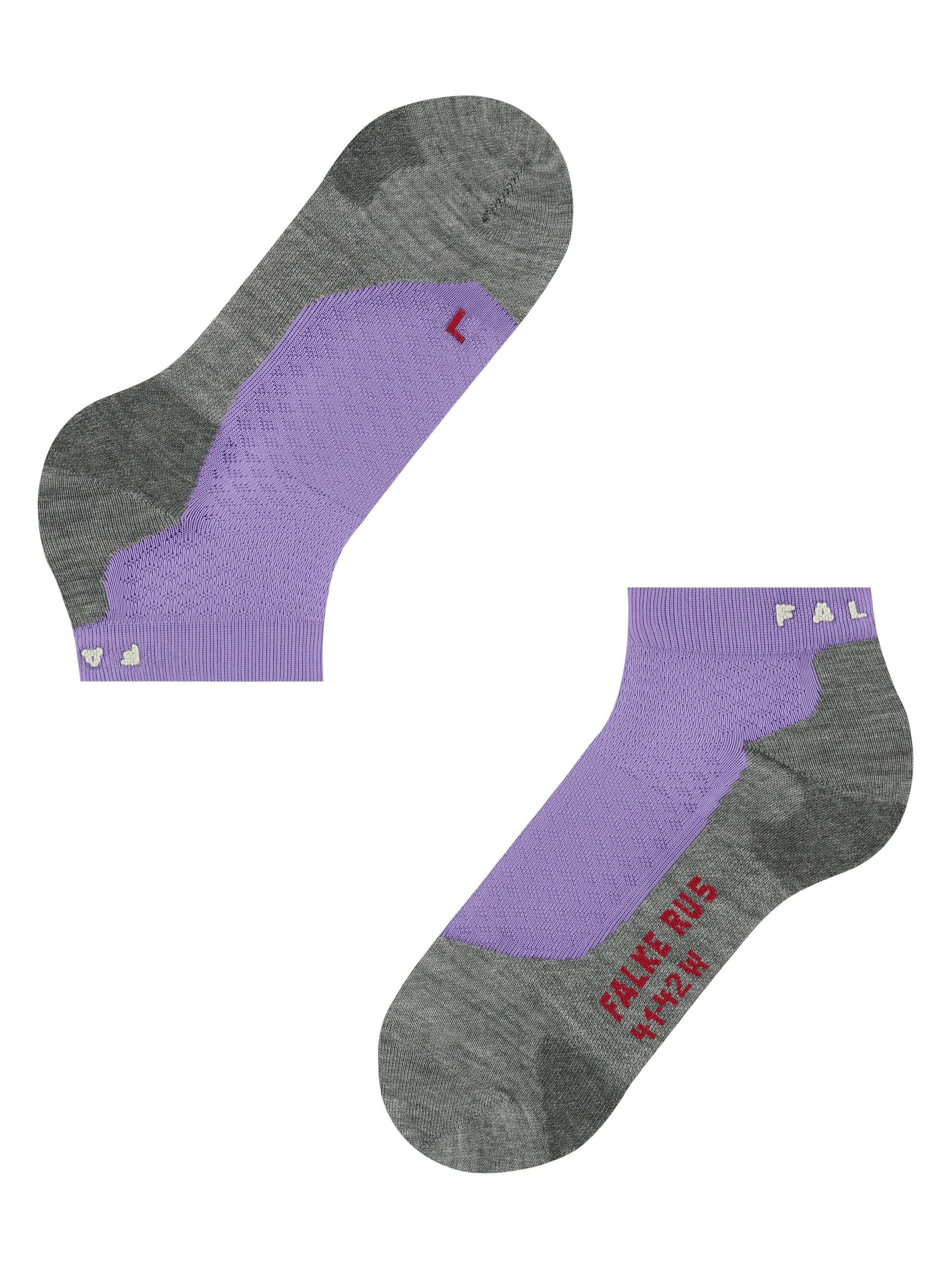 FALKE Athletic Socks 'RU5 Race Short' in Purple