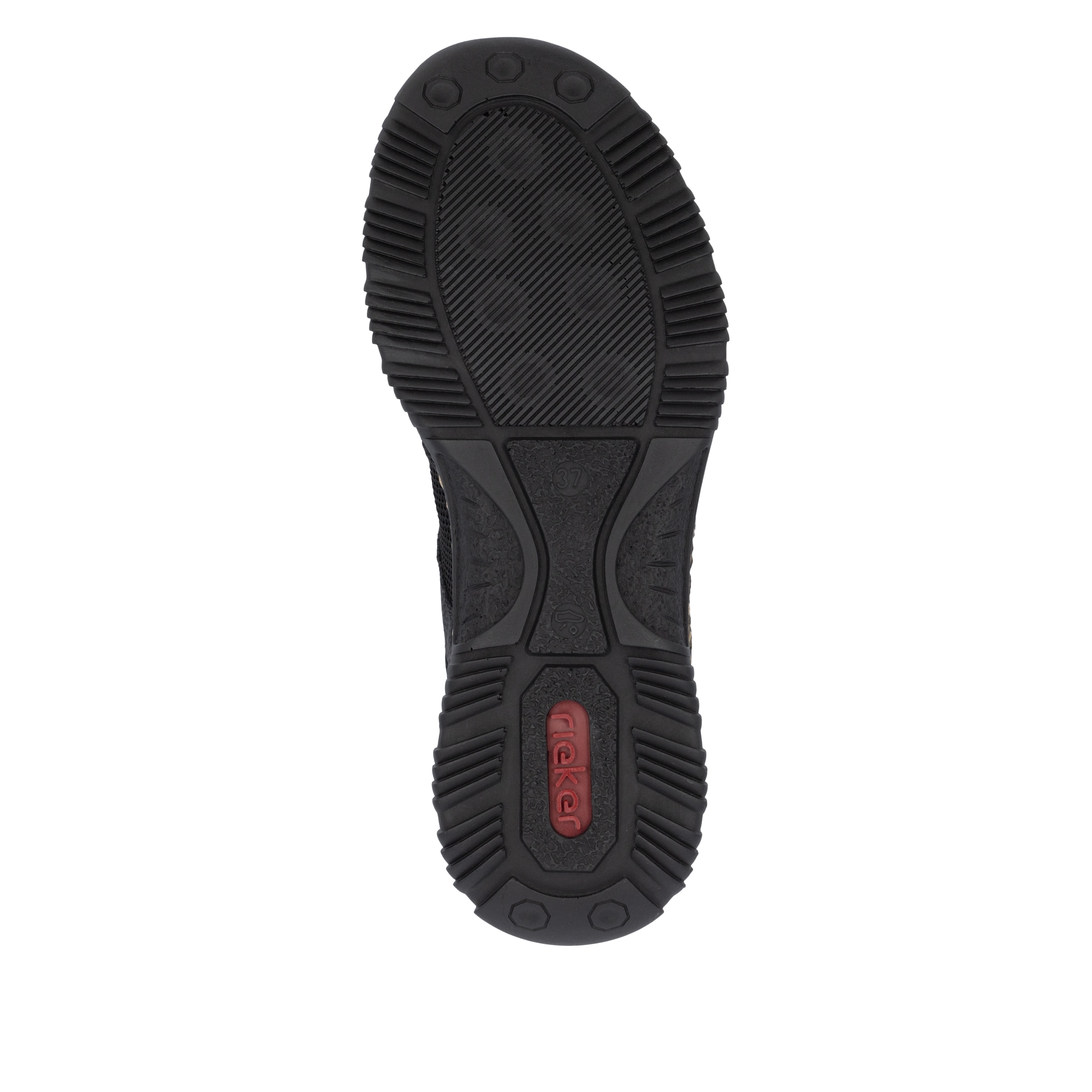 Rieker Slip-on in Zwart