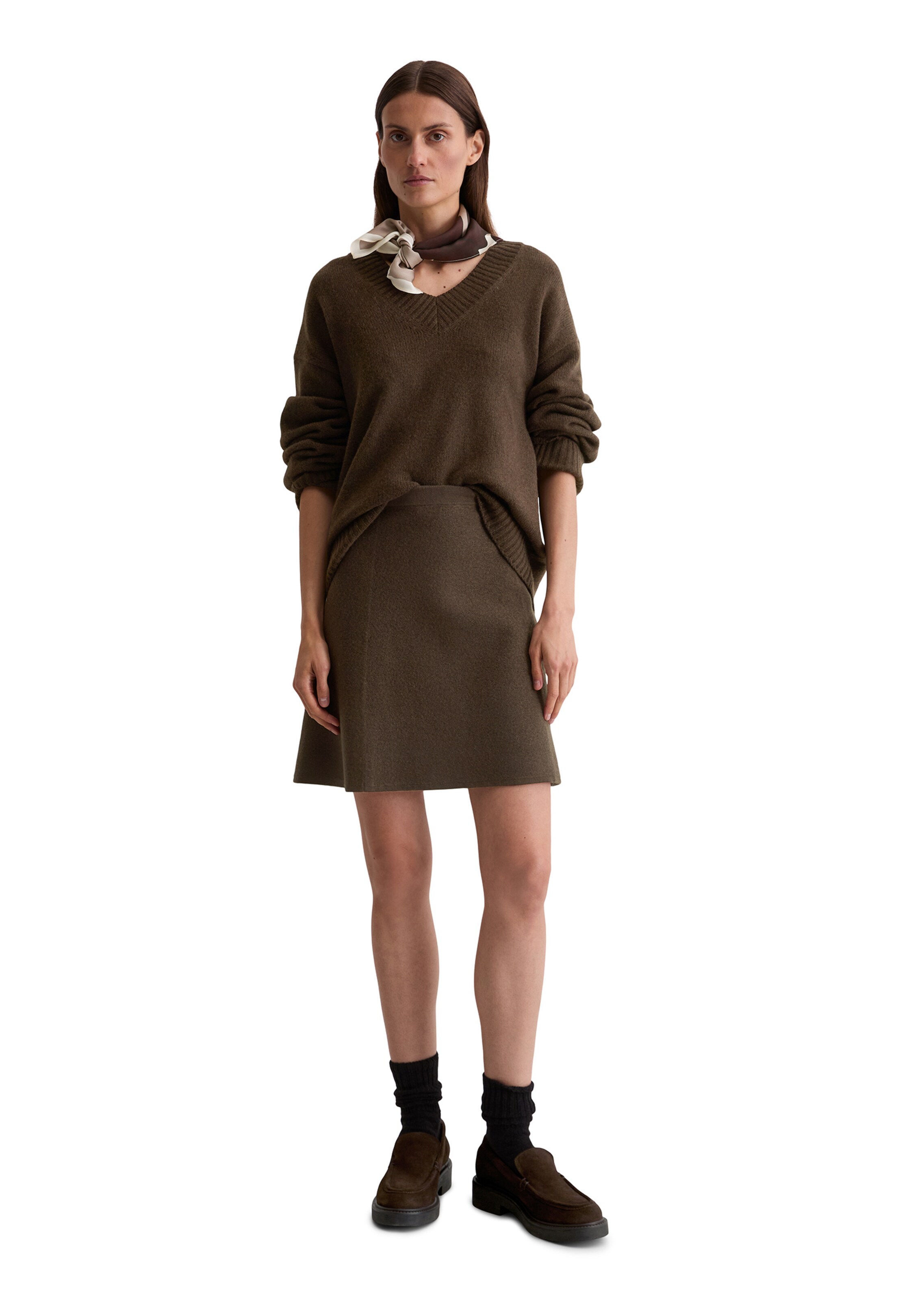 Jupe Marc O'Polo en marron