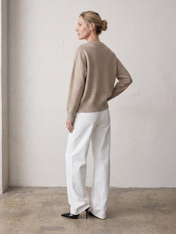 ARMIE Knitted Top 'Kylie' in Beige