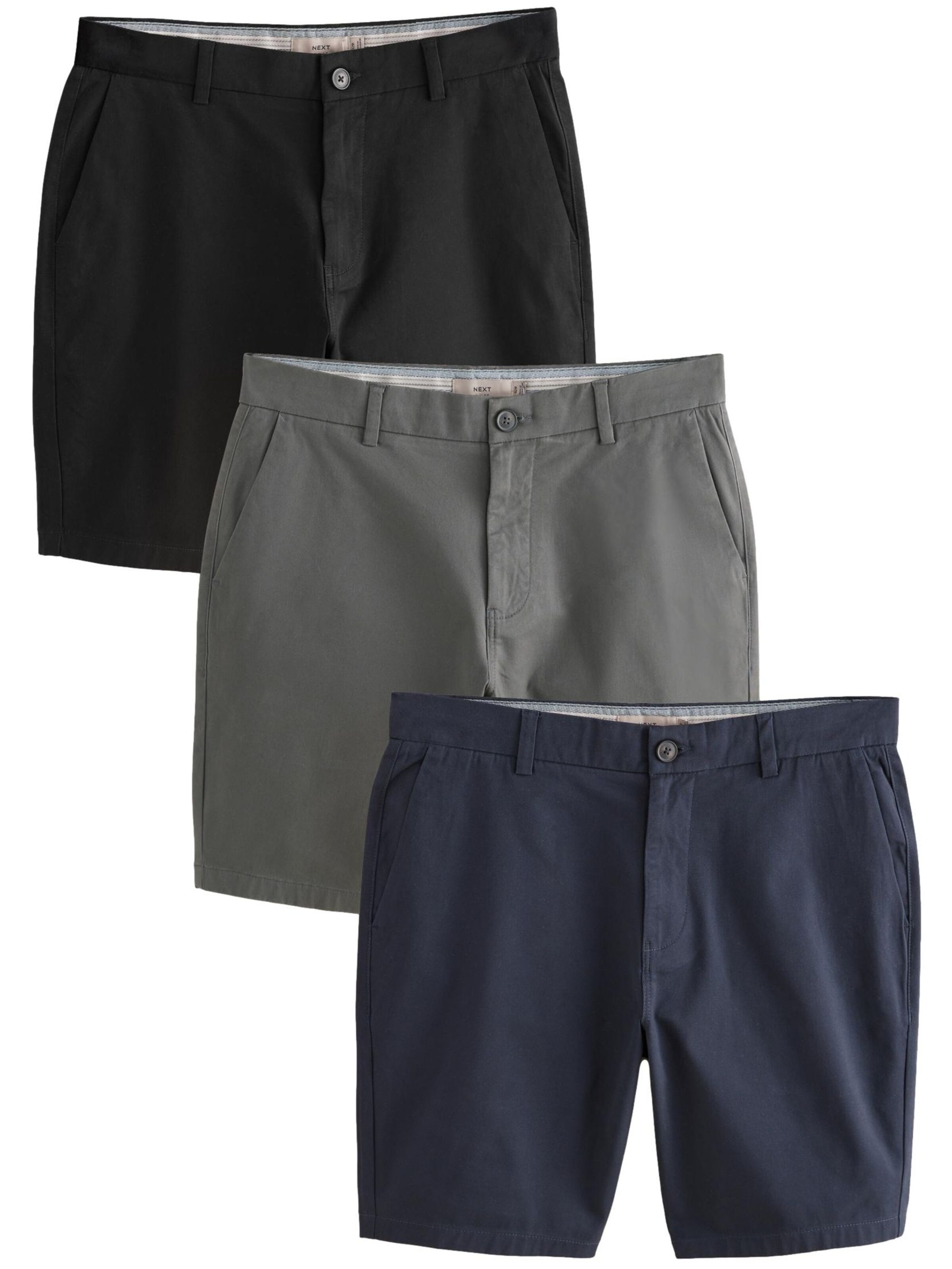 Next Slimfit Chinobyxa i blå: framsida