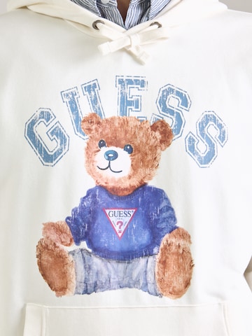 GUESS Μπλούζα φούτερ σε λευκό