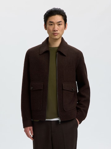 Giacca di mezza stagione di SELECTED in marrone: frontale