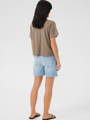T-shirt 'AbbyMW' My Essential Wardrobe en marron