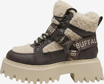 Bottines à lacets 'Aspen' BUFFALO en beige : devant