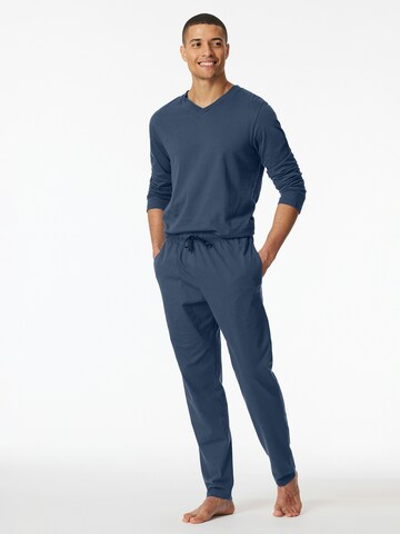 Pantalon de pyjama 'Mix + Relax' SCHIESSER en bleu