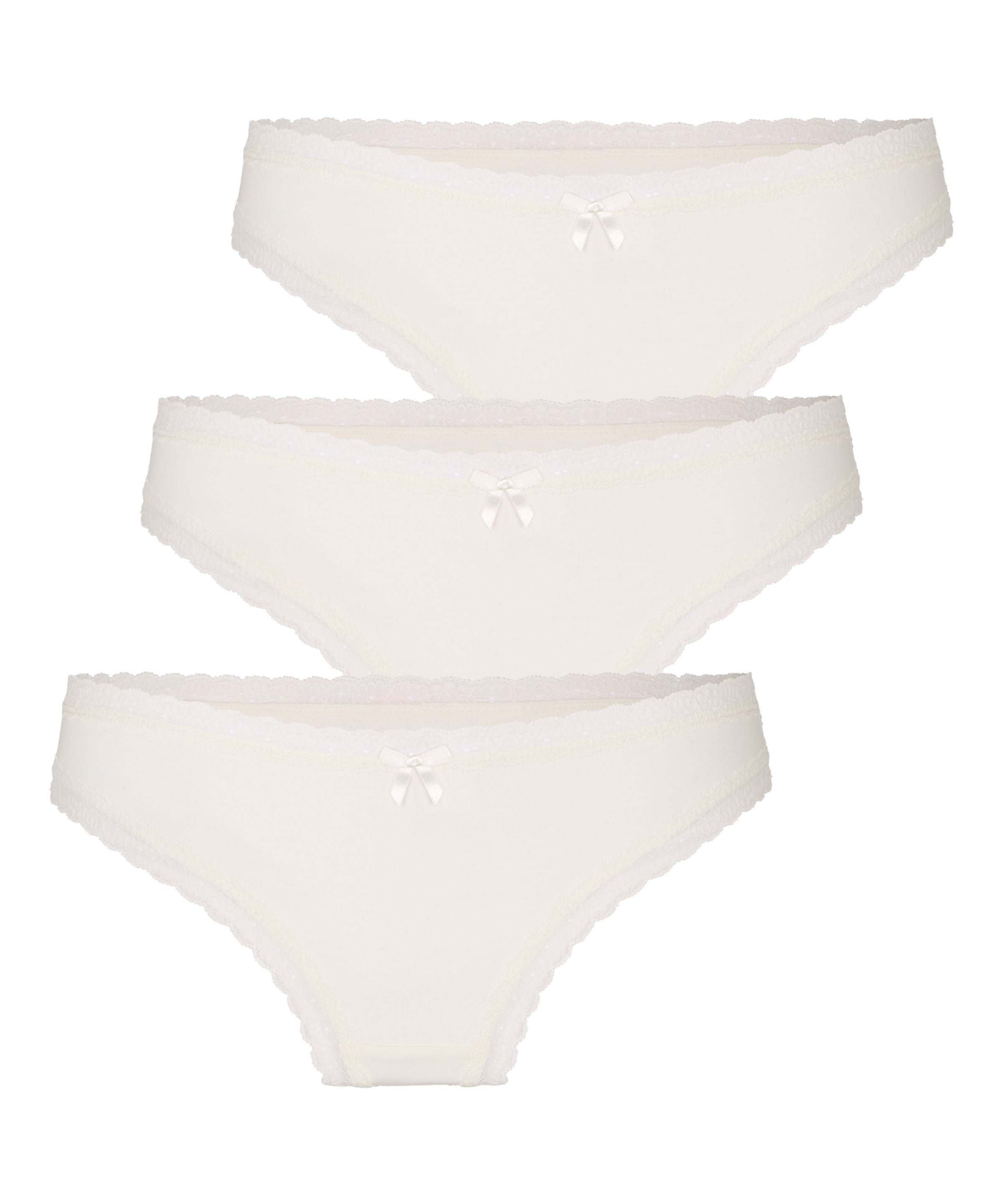 String Hunkemöller en blanc : devant