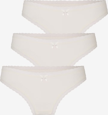String Hunkemöller en blanc : devant