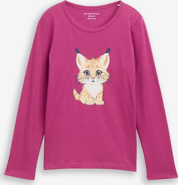 rožinė TOM TAILOR Marškinėliai: priekis