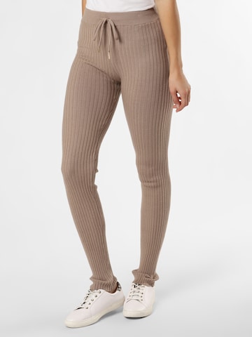 Marie Lund Skinny Leggings in Braun: predná strana