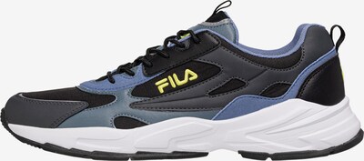 FILA Sneakers low 'NOVARRA' i dueblå / mørkegrå / lime / svart / hvit, Produktvisning