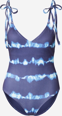 Warehouse Triangle Swimsuit in Blue: front