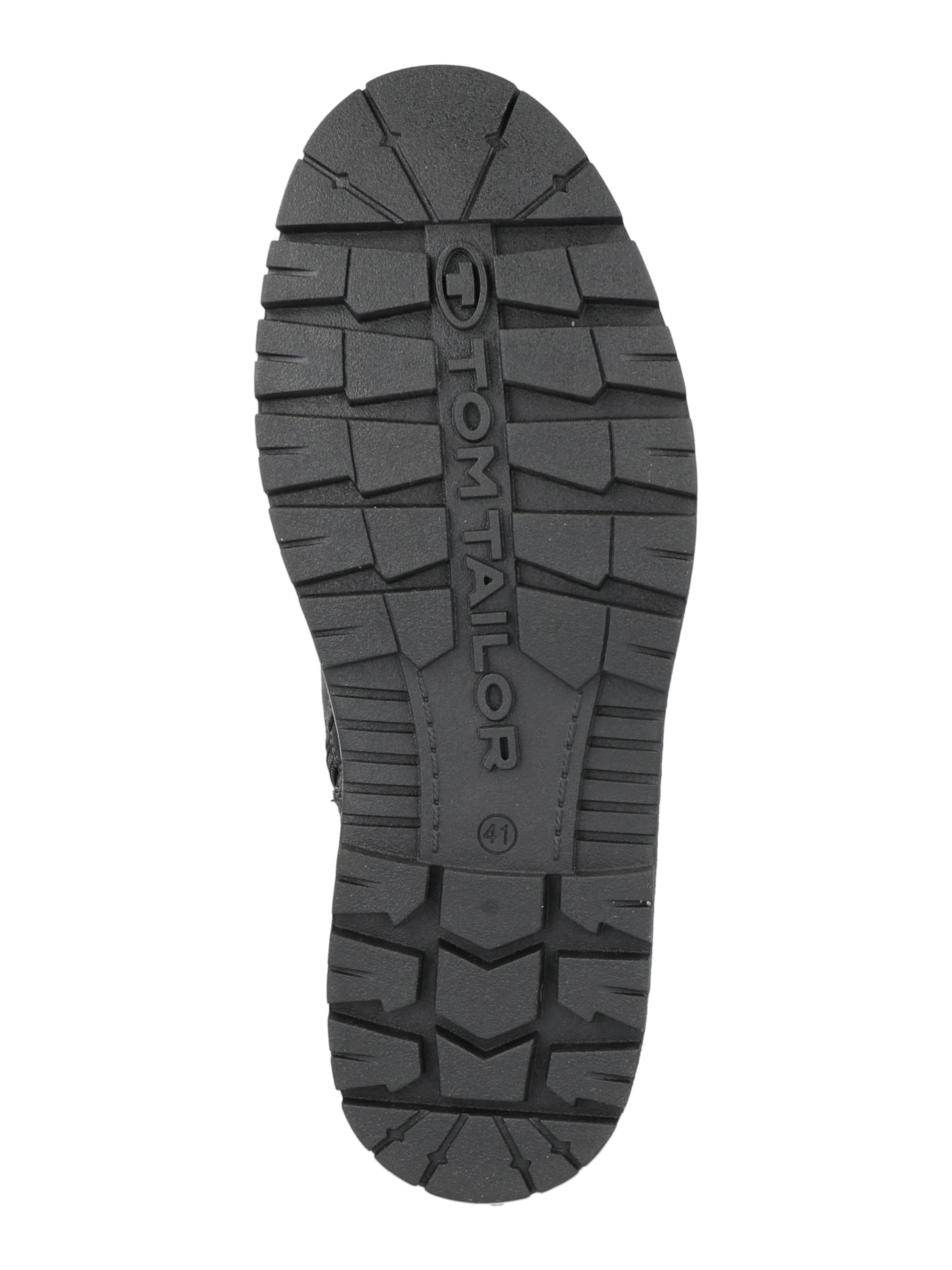 TOM TAILOR Veterboots in Zwart