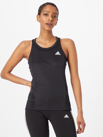 ADIDAS SPORTSWEAR Sporttop 'Club ' in Zwart: voorkant