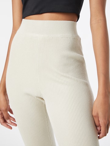 Missguided Flared Bukser i beige