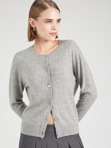 Samsøe Samsøe Gebreid vest 'Saboston' in Grijs: voorkant