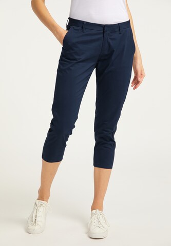DreiMaster Maritim Slimfit Broek in Blauw: voorkant