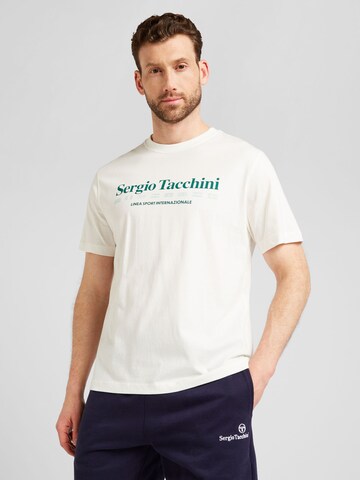 Tricou de la Sergio Tacchini pe alb: față