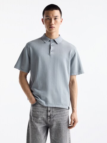 Pull&Bear Poloshirt in Blau: predná strana