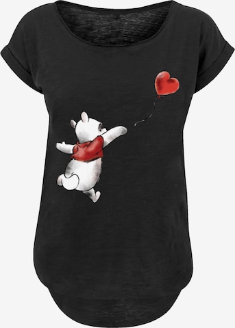 F4NT4STIC Shirt 'Winnie Puuh Balloon' in Black: front