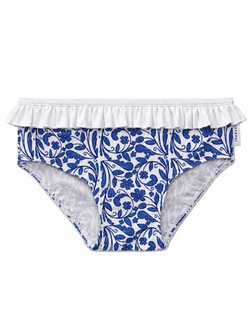 SEABASS High neck Bikini 'Girls Swim Set Ruffle' in Blauw