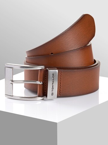 Ceinture ' All Styles ' TOM TAILOR en marron : devant