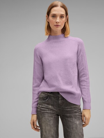 STREET ONE Pullover i lilla